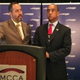 Hugo Balta, president of the National Association of Hispanic Journalists, and Bob Butler, president of the National Association of Black Journalists
Yvonne Latty